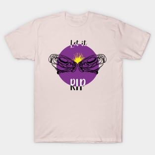 clashing beyblade purple T-Shirt